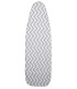 Housse de Repassage Bleue Fleurie 100% Coton avec Rembourrage Mousse