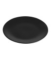 Plate Black Porcelain -d. 26cm