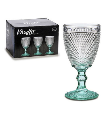 Set of 6 Wine Glasses Points