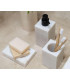 Toothbrush Holder White Polyresine