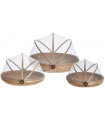 Bamboo Fruit Basket - set of 3