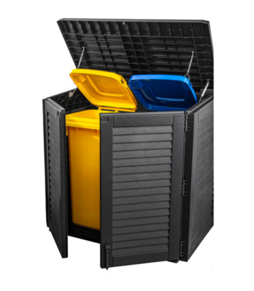 Garden storage box grey - 120x52x60cm