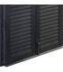 Garden storage box grey - 120x52x60cm
