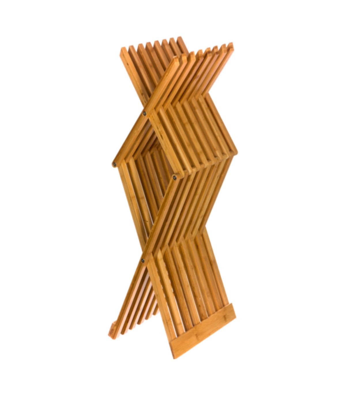 Tabouret Repose-Pied En Bois Noyer Relaxdays - 25,5x29,5x22cm - Support Pour Plantes Ou Appui