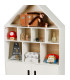 Bookcase House MDF White Kid - H103cm