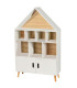 Bookcase House MDF White Kid - H126cm