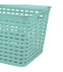 Panier de rangement en plastique bleu 39x29x22cm