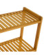 Étagère contour WC en bambou 60x25x161cm