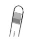Toilet Brush + Toilet Paper Holder chrome metal