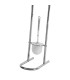 Toilet Brush + Toilet Paper Holder chrome metal