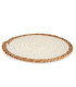 Set de table rond bords fibres naturelles 30cm