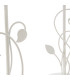 Set de 2 lampes à poser en métal et abat-jours blanc et beige