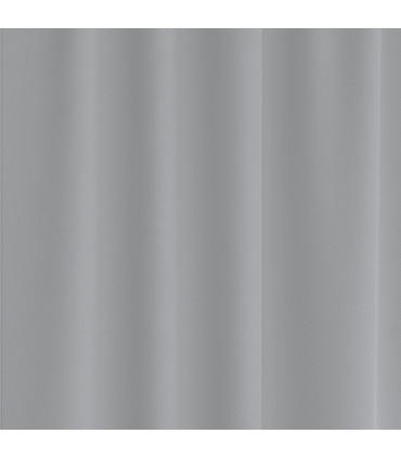 Rideau de douche classique tissu jacquard uni gris clair