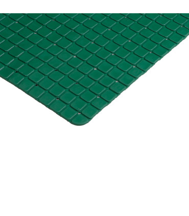 Tapis fond de baignoire antidérapant PVC vert mosaic