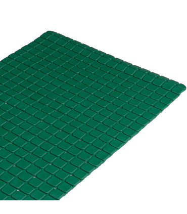 Tapis fond de baignoire antidérapant PVC vert mosaic