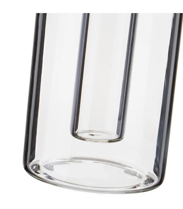 Huilier En Verre Borosilicate 1 Litre Avec Bouchon Bambou Et Bouchon Silicone - Bec Verseur, échelle Graduée - Pour Huile, Vinaigre - 5