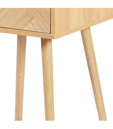 Table de chevet bois 1 tiroir 40x40x55cm