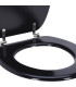 Wood toilet seat