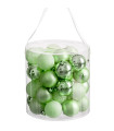 Set de 40 boules de Noël vert