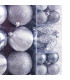 Set de 50 boules de Noël argent