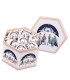 Coffret de 14 boules de Noël rétro rois mages 7.5cm