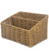Organiseur de Bureau en Similicuir Marron