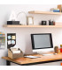 Organiseur de Bureau en Similicuir Marron