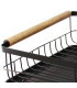 Dish Rack black metal - 39.8x29.4x14cm