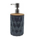 Soap Dispenser Brown Acrylic Wood Effect