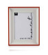 Cadre photo mural ou à poser blanc et rouge 15x20cm