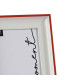Cadre photo mural ou à poser blanc et rouge 15x20cm