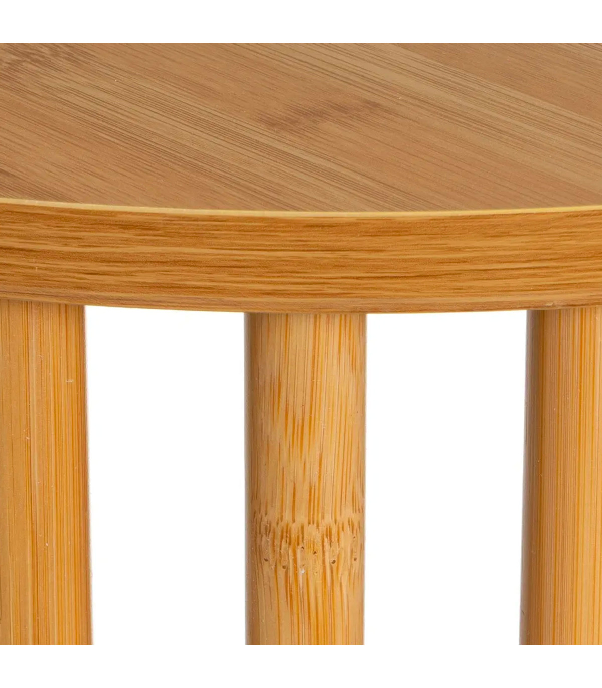 Table D'Appoint Ronde Scandinave En Bois - 38x38x45 Cm - Noir - Pour Salon, Canapé, Chambre, Balcon