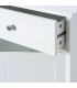 White bedside table wood 48x35x61cm