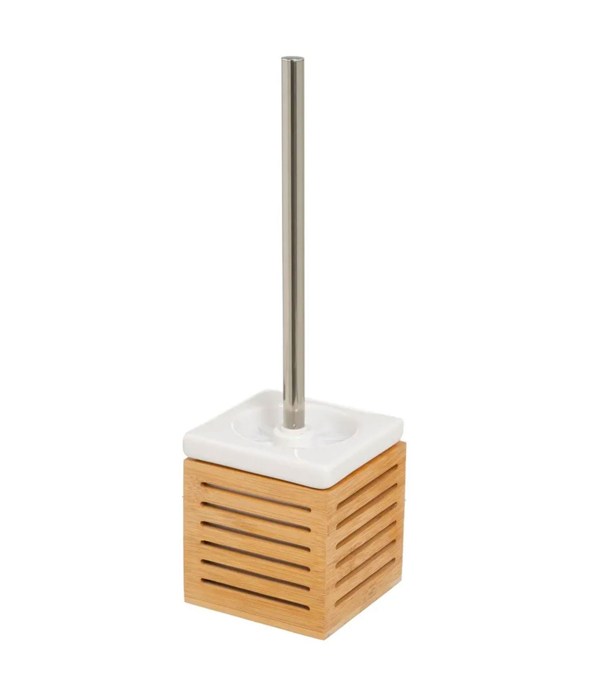 Brosse WC Badi Vert Wenko - Set élégant Avec Support Céramique Et Poils Silicone