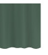 Rideau de douche plastique vert avec 12 anneaux 180x200cm