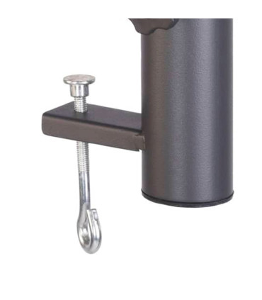 Support de parasol pour balcon gris