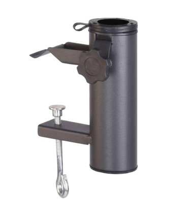 Support de parasol pour balcon gris