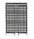 Étagère pout pots plantes en métal noir 58x27x90cm