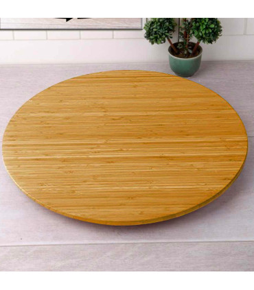 Round Tray bamboo - 40cm