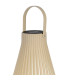 Gold metal and glass lantern led
