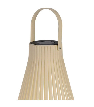 Gold metal and glass lantern led