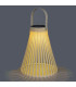 Gold metal and glass lantern led