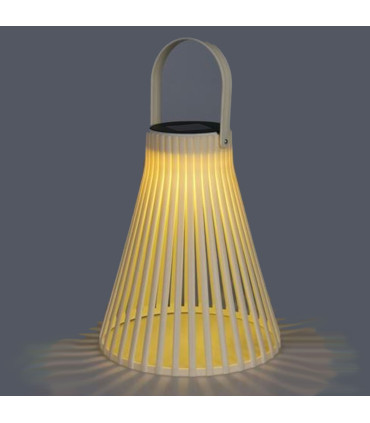 Gold metal and glass lantern led