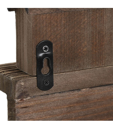 Wall Coat Rack Wood and Metal Homes