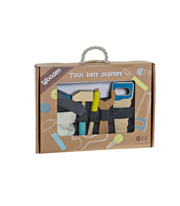Jeu en bois pour enfant outils multicolores
