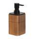 Soap Dispenser Transparent Glass and Gold 8x8x20.5cm