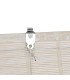 Store enrouleur intérieur en bambou blanc 120x2x175cm