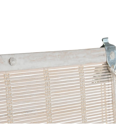Store enrouleur intérieur en bambou blanc 120x2x175cm