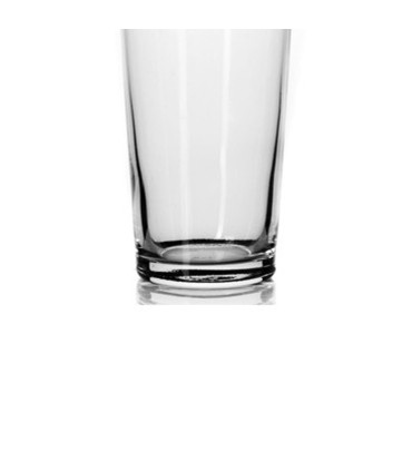 Vase en verre transparent 10x10x26cm