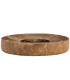 Porte savon marbre brun 11x11x2cm